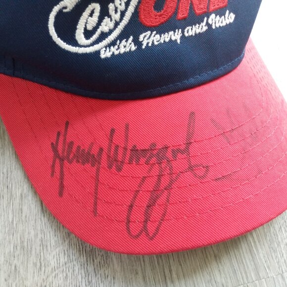 Vintage Canadian Sport Fishing Hat Autographed by Henry Waszczuk & Italo Labigna - Picture 4 of 10